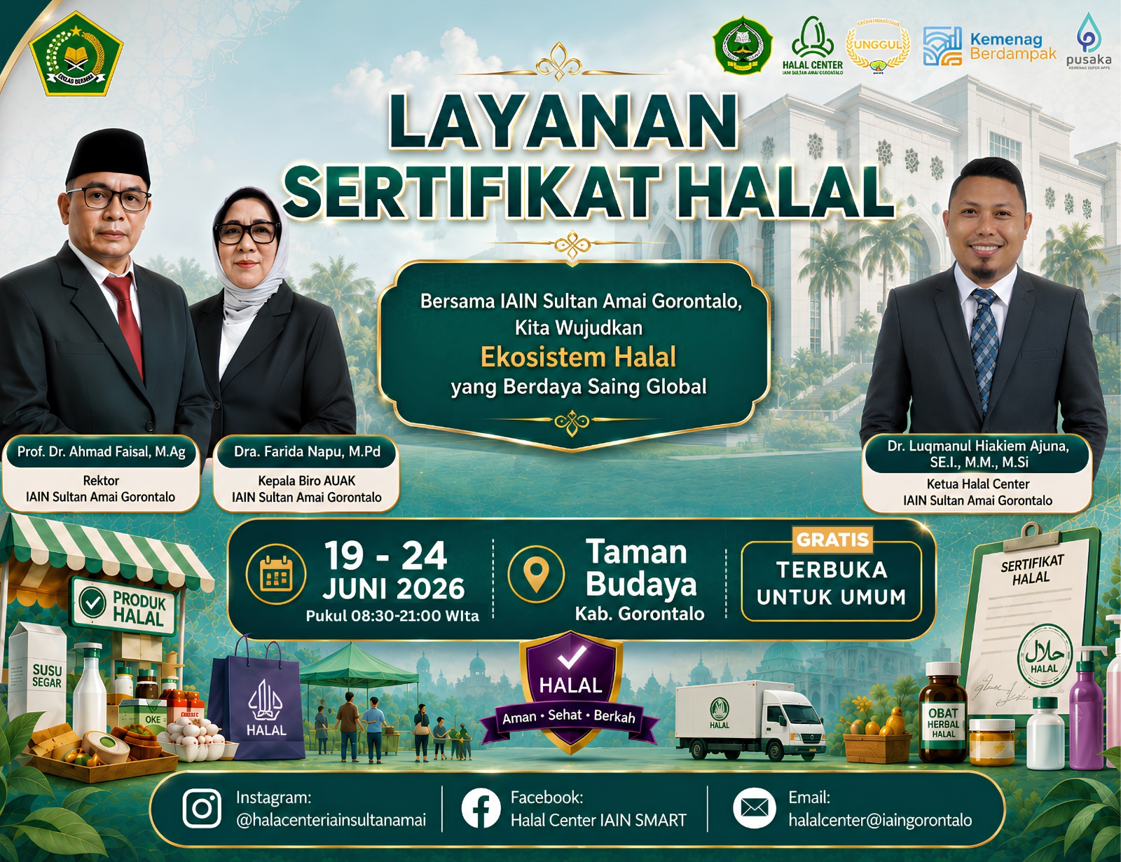 Bersama IAIN Sultan Amai Gorontalo, Kita Wujudkan Ekosistem Halal yang Berdaya Saing Global